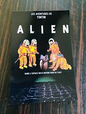 CARTE POSTALE 15X10 TINTIN