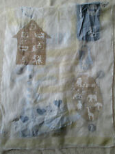 - LONGCHAMP  Étole  soie  TBEG  vintage Scarf  70 x 180 cm