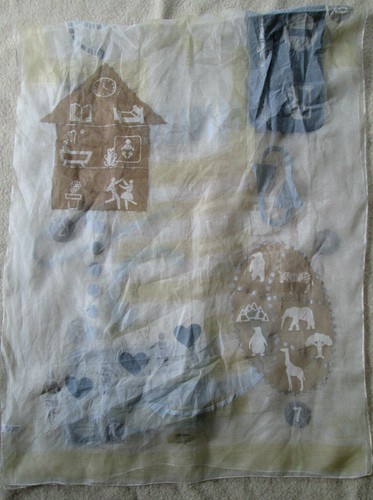 Longchamp étole soie - -,