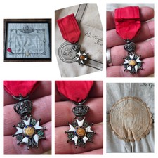 Cadre Médaille Décoration Or