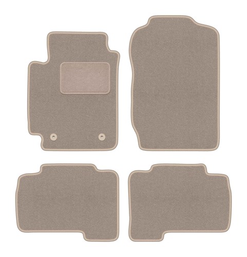 Tapis sol velours beige - tapis,