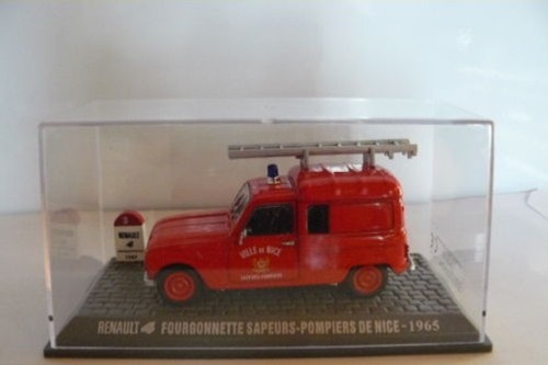 Renault4 fourgonnette pompier - renault4,
