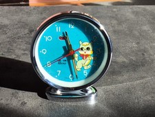 VINTAGE CHINE REVEIL ANIMÉ HERO CHAT CAT TBE