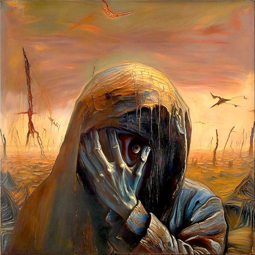 Cri tableau art - cri,