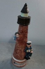 Bouteille Musicale En Faïence  En Forme De Phare  , Musique Paris Canaille