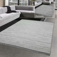 Tapis double face au Design abstrait | entretien facile |gris clair & foncé
