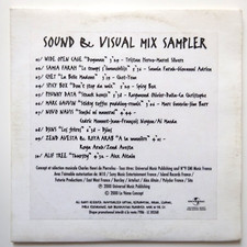 SOUND & VISUAL MIX SAMPLER : WIDE OPEN CAGE / SAMIA FARAH / CHET ♦ CD ALBUM ♦