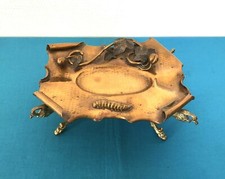 ancien vide poche sur pieds bronze et laiton XIX Insecte Eléphant Coupe Napoléon