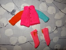 barbie skipper vintage pour completer tenue ancienne de 1970 lot 20.