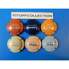 la série de 6 capsules de champagne générique citation  ( novembre  2025 )