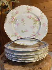 6 assiettes plates bords
