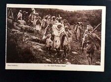 GUERRE DU RIF BERBERE  MAROC CHEF PARTISAN BLESSE   CPA POSTCARD  P542