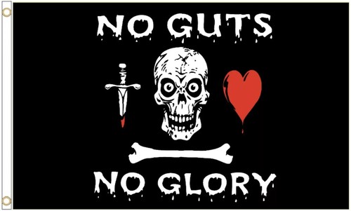 Drapeau pirate guts no - drapeau,