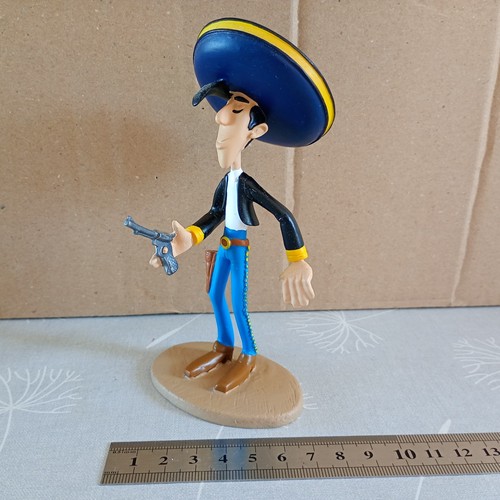Lucky luke résine - lucky, marie