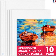 (10 pièces) Set de toile a