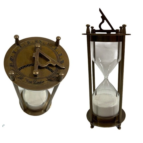 Sablier ancien laiton - en,