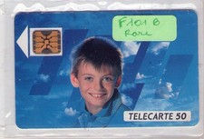 Télécarte à puce F 101B Visage d'enfant 50u SC5 Rare cote 200
