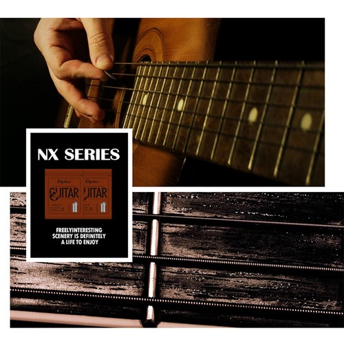Cordes guitare nylon polyester - guitare, nylon/polyester