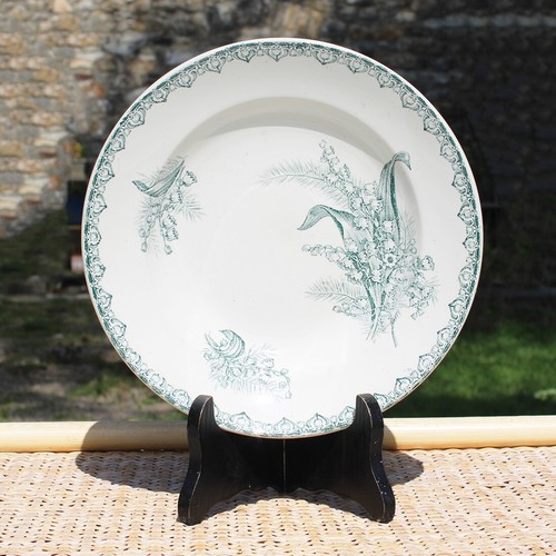 Ancienne assiette creuse - , en