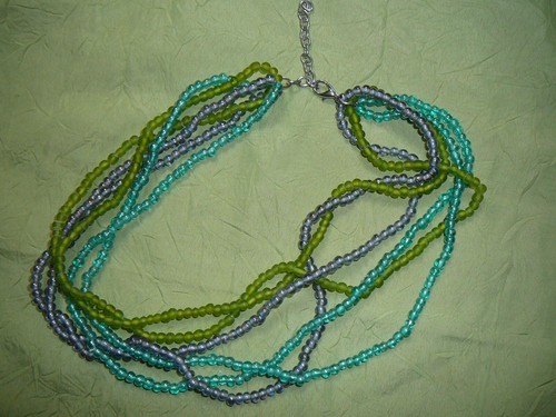 Collier perles fait main - collier,