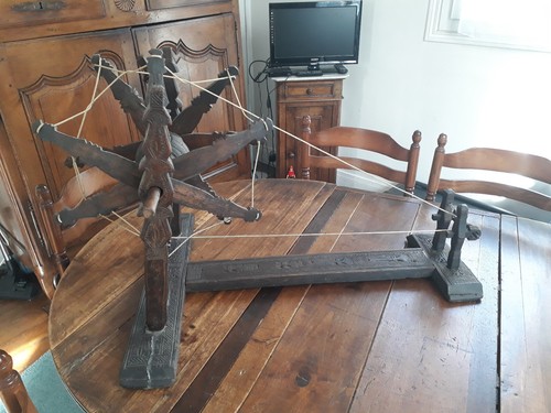 Rouet afghan ancien - rouet,