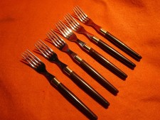 RARE ! 6 FOURCHETTES ANCIENNES LAGUIOLE ROSSIGNOL