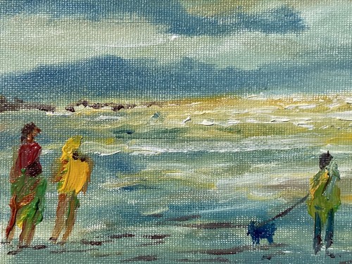 Tableau huile sur toile - sur,