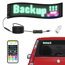 VEVOR Enseigne Lumineuse LED Programmable Panneau d’Affichage Défilant 38x10 cm