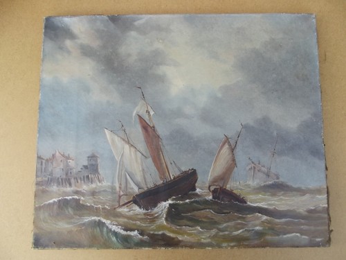 Ancien tableau huile - ancien,