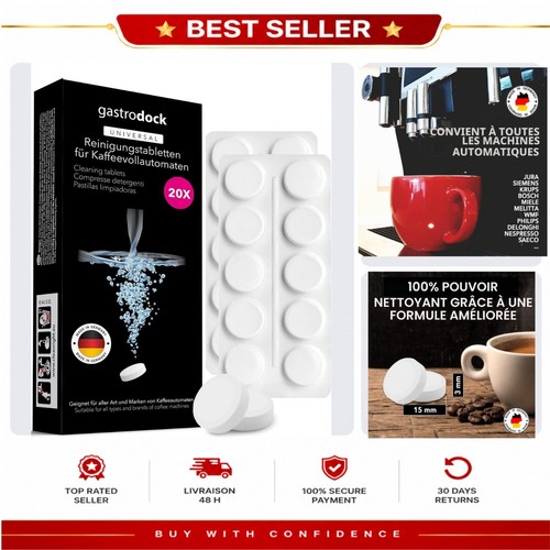 Pastilles nettoyage machine - , à