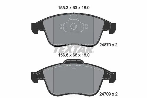 Plaquettes frein 2487001 - de,