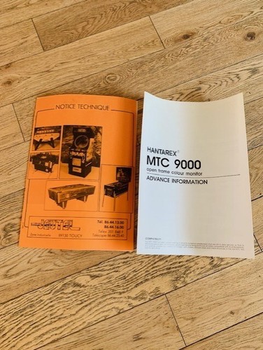 Notice jeutel hantarex - notice, mtc9000