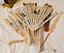 LOT DE 5 EVENTAILS  A