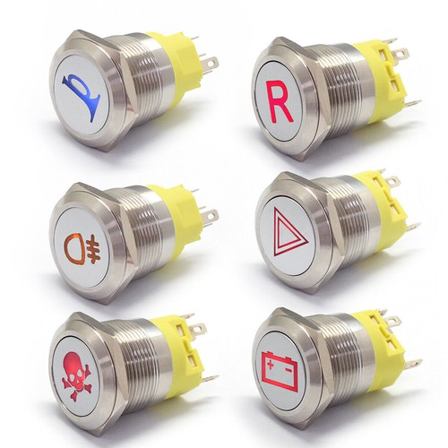 22mm 12v bouton - 22mm, poussoir
