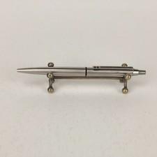 Stylo à bille vintage INOXCROM 55 en acier brossé fabriqué en Espagne #5936