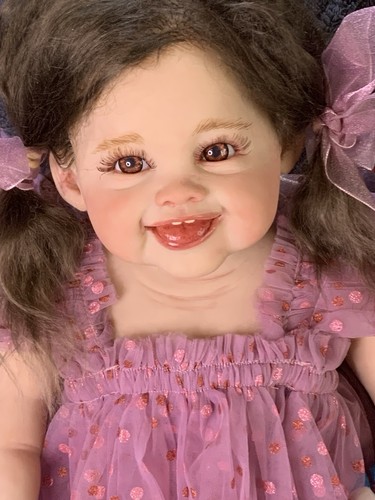 Sweet reborn baby - girl, doll