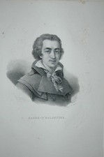 Portrait. Buste. Lithographie