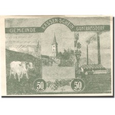 Billet, Autriche, Guntramsdorf, 50 Heller, Usine 1920-08-31, SUP, Mehl:FS 310e