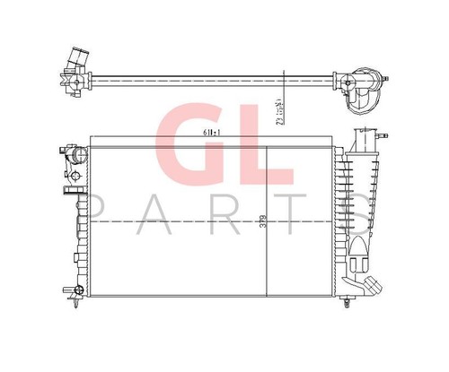 Radiateur refroidissement - radiateur, de