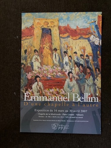 Affiche emmanuel bellini - affiche,