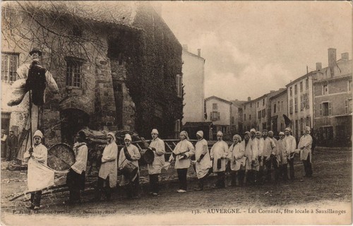 Cpa sauxillanges les cornards - sauxillanges,