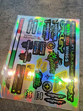 Autocollants casque vr46 rossi