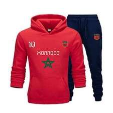 Jogging foot Maroc homme rouge