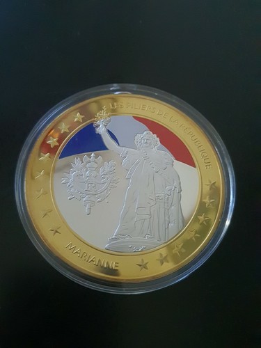 Médaille marianne les piliers - marianne,