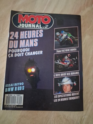 Moto journal 1989 891 - bmw, r69s