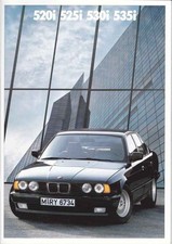 Catalogue / Brochure BMW 520i 525i 530i 535i E28 1/1989 France
