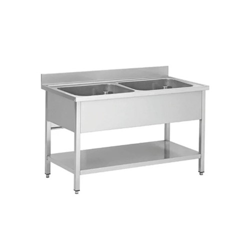 Plonge inox 2 bacs - plonge,
