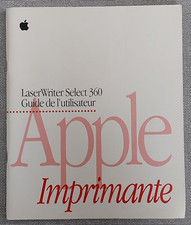 Guide de l'utilisateur imprimante Apple LaserWriter Select 360 - 1993
