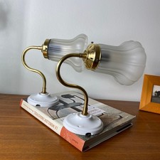 Paire d'appliques col de cygne