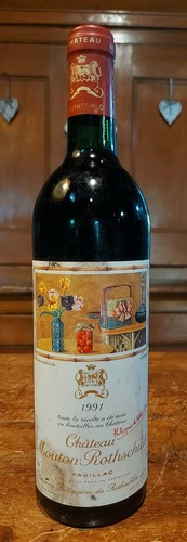 Une bouteille vin - bouteille,